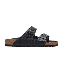 Load image into Gallery viewer, BIRKENSTOCK Arizona Semi Exquisite Woven Embossed Black Leather
