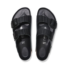 Load image into Gallery viewer, BIRKENSTOCK Arizona Semi Exquisite Woven Embossed Black Leather
