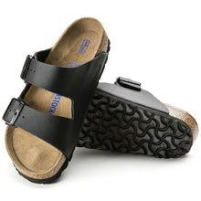 Load image into Gallery viewer, BIRKENSTOCK Arizona Black BF Softbed Slides
