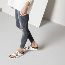 Load image into Gallery viewer, BIRKENSTOCK Arizona White BF Slides
