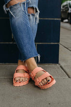 Load image into Gallery viewer, BIRKENSTOCK EVA Arizona Coral Peach Waterproof Slides
