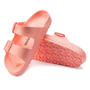 BIRKENSTOCK EVA Arizona Coral Peach Waterproof Slides
