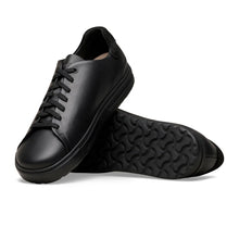 Load image into Gallery viewer, BIRKENSTOCK Bend Low Black Natural Leather Sneaker (w black sole)
