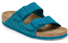 Load image into Gallery viewer, BIRKENSTOCK Arizona Deep Turquoise Suede Slide |Soul 2 Sole Shoes
