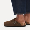 BIRKENSTOCK SFB Boston Carafe Tonal Footbed Suede
