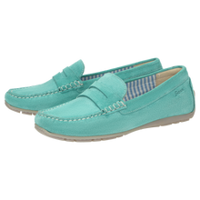 Load image into Gallery viewer, SIOUX Carmona 700 Aqua (Caribe) Suede Moccasin
