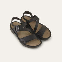 Load image into Gallery viewer, NAOT Castelo Soft Black Leather Ladies Sandal
