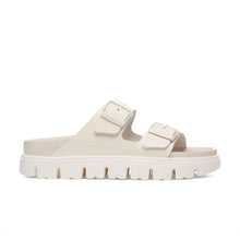 Load image into Gallery viewer, Papillio by BIRKENSTOCK Arizona Chunky Exquisite Eggshell Smooth Leather Slides
