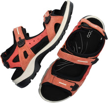 Load image into Gallery viewer, ECCO Yucatan Offroad Spiced Coral Ladies Sandal
