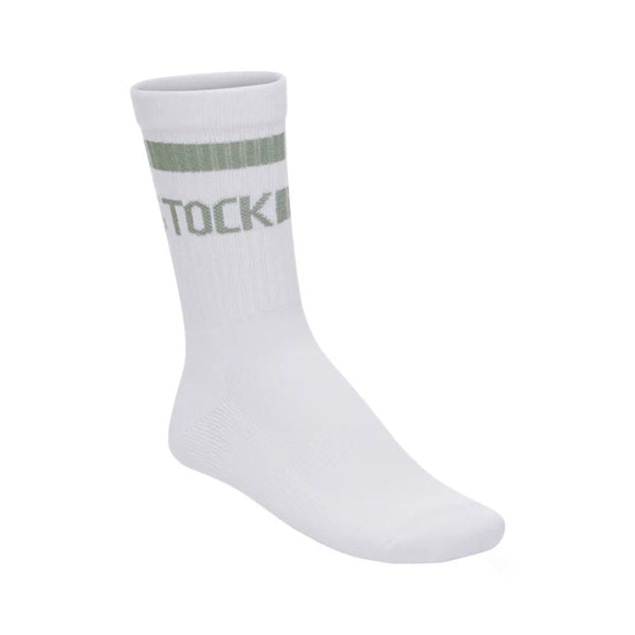 BIRKENSTOCK COTTON TENNIS SOCKS WHITE/PURE SAGE