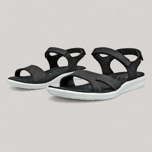 ECCO Cruz II Black Womens Sandal
