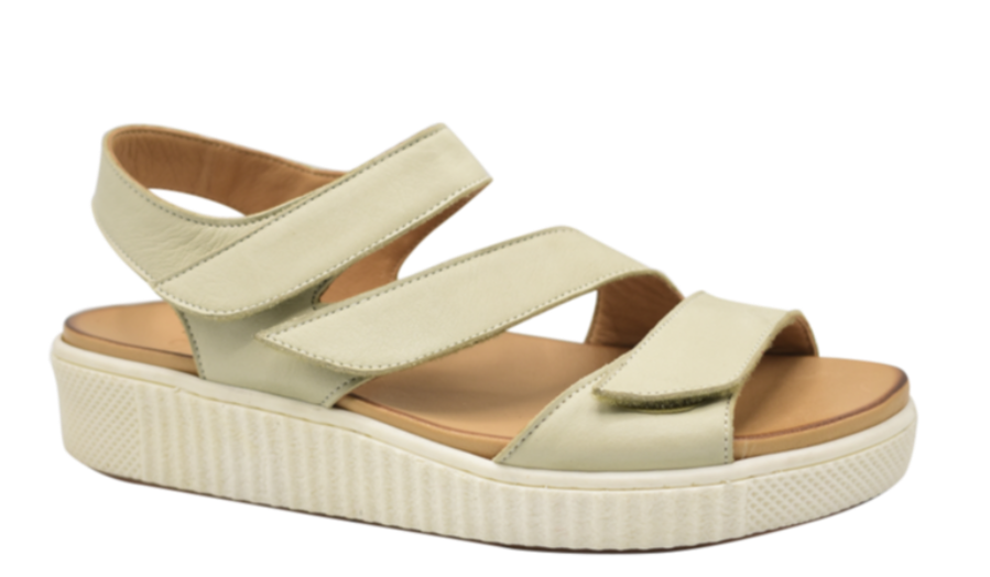 TESSELLI XD Dianne Bamboo Ladies Leather Sandal | Soul 2 Sole Shoes