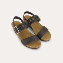 Load image into Gallery viewer, NAOT Dynasty Black Leather Wedge
