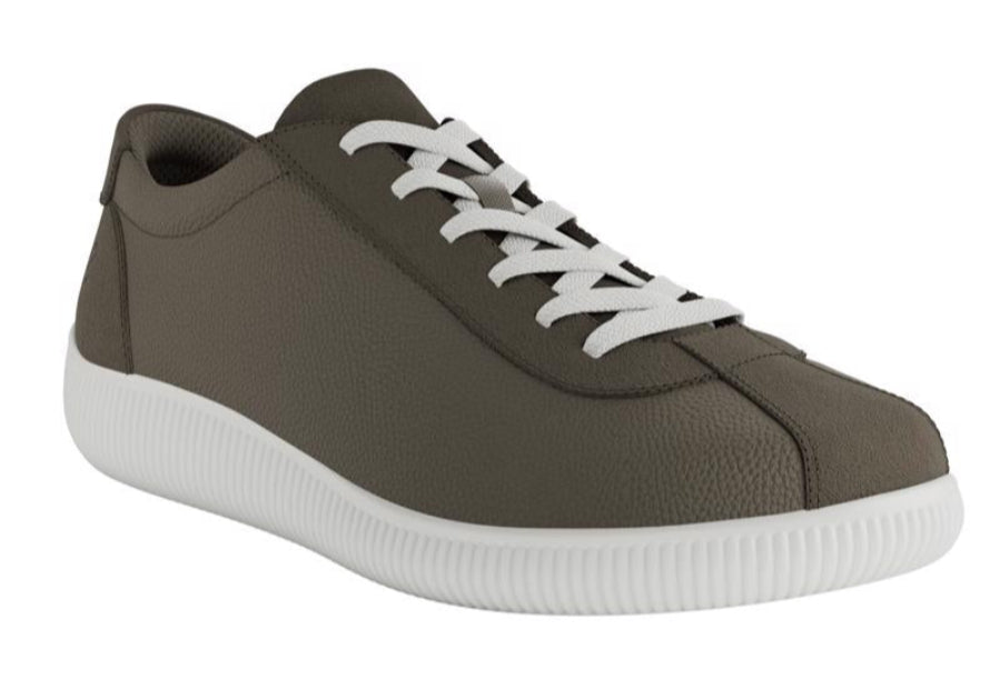 ECCO Soft Zero Mens Tarmac Leather Sneaker