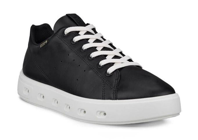 Ecco Street 720 Black Ladies Leather Sneaker AW25