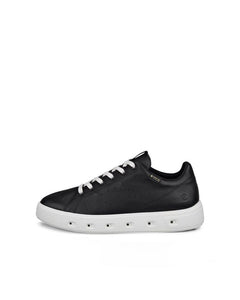 Ecco Street 720 Black Ladies Leather Sneaker AW25