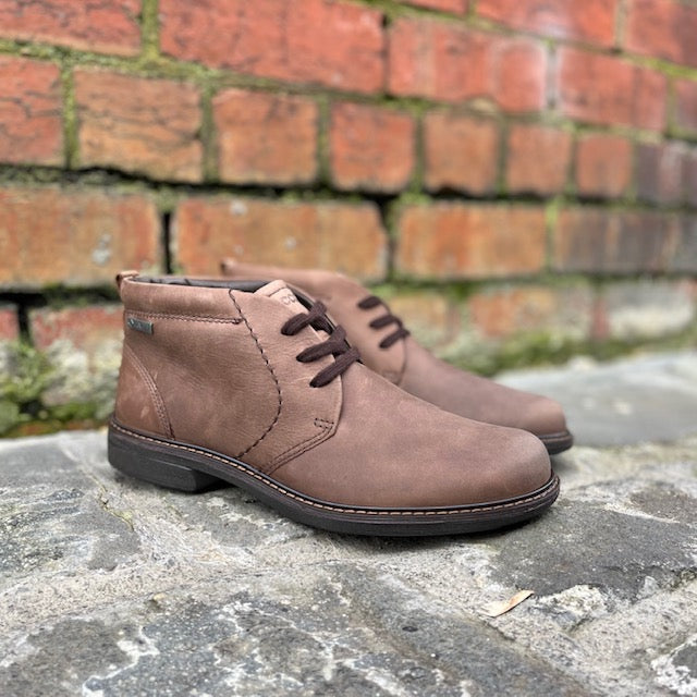 ECCO Turn Brown Leather Mens Lace Up Boot1