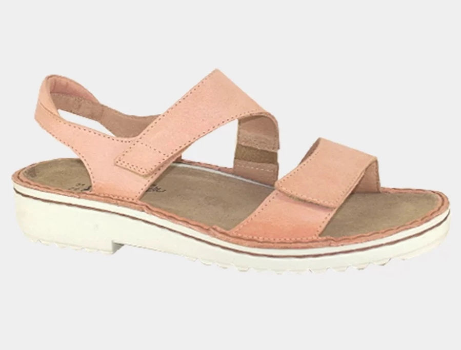 NAOT Enid Coral Pink Ladies Leather Sandal