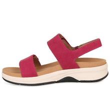 Load image into Gallery viewer, JOSEF SEIBEL Estelle 04 2 Strap Pink Leather Sandal
