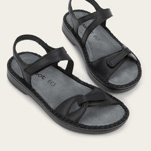 Load image into Gallery viewer, NAOT Evora Black Matte Ladies Leather Sandal
