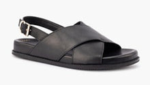 Load image into Gallery viewer, SILVER LINING Ferguson Leather Sandal in Black
