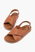 Load image into Gallery viewer, SILVER LINING Ferguson Leather Sandal in Tan
