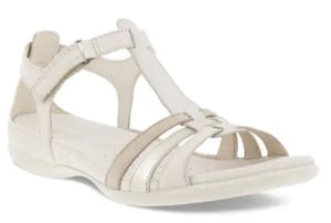 ECCO Flash Limestone White Gold Ladies Sandal