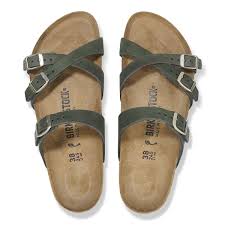 BIRKENSTOCK Franca Thyme Oiled Leather Sandal