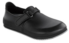 Load image into Gallery viewer, BIRKENSTOCK LINZ SUPERGRIP BLACK SMOOT LEATHER SHOES
