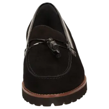 Load image into Gallery viewer, SIOUX Meredith 730 Ladies Black Suede Loafer
