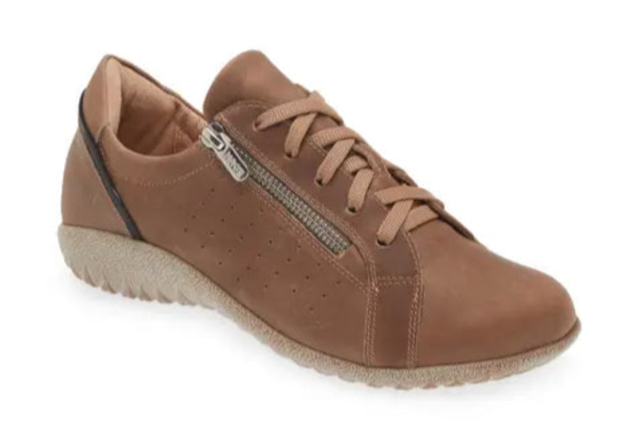 NAOT Moko Peanut Brown Ladies Leather Shoe