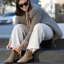 Load image into Gallery viewer, NAOT Ethic Acorn Suede Leather Ladies Zip Boot
