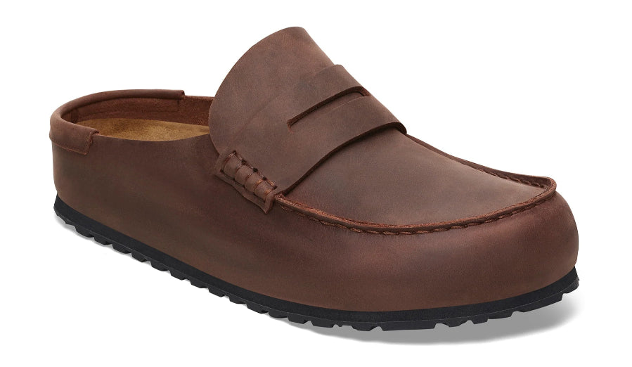 BIRKENSTOCK Naples Wrapped Habana Oiled Leather Clog