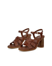 Load image into Gallery viewer, ECCO Sculpted Alba 65 Mink Ladies Leather Heel Sandal
