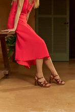Load image into Gallery viewer, ECCO Sculpted Alba 65 Mink Ladies Leather Heel Sandal
