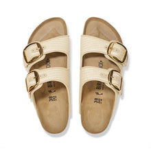 Load image into Gallery viewer, BIRKENSTOCK Arizona Big Buckle Raffia Natural Textile Sandal
