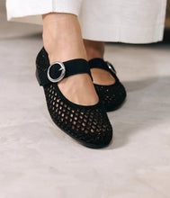 Load image into Gallery viewer, REMONTE by Rieker Maree Black Suede Mesh Mary-Jane (D0K18)
