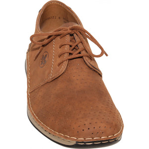 Rieker 05226 Brown Leather Mens Lace up Shoe