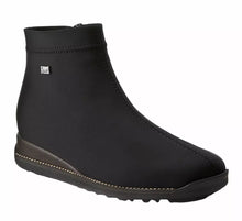 Load image into Gallery viewer, Rieker Marseille 98251 Ladies Black Tex Zip Boot
