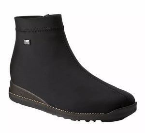 Rieker Marseille 98251 Ladies Black Tex Zip Boot