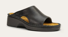 Load image into Gallery viewer, NAOT Rome Black Matte Leather Ladies Slide

