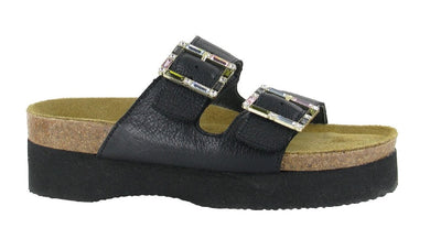 NAOT Santa Barbara Black Leather Sandal | Soul 2 Sole Shoes