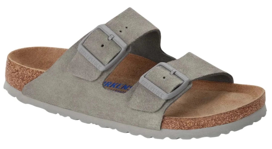 Birkenstock arizona stone suede sales