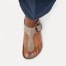 Load image into Gallery viewer, BIRKENSTOCK EVA Gizeh Big Buckle Grey Taupe Waterproof Thong
