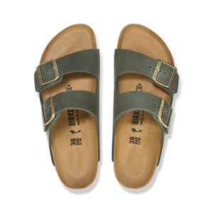 BIRKENSTOCK Arizona Thyme Oiled Leather Slides