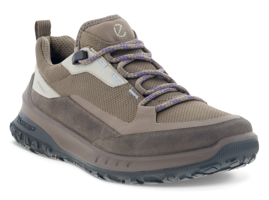 ECCO ULT-TRN Low Ladies Leather Taupe Hiking Shoe SOUL SOLE