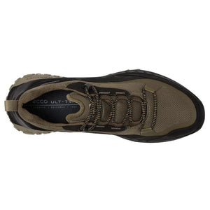 ECCO ULT-TRN Leather Textile Mens Trekking Shoe in Black/Tarmac
