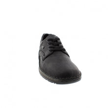 Load image into Gallery viewer, Rieker Black Leather Mens Tex (Water Resistant) Lace up Shoe
