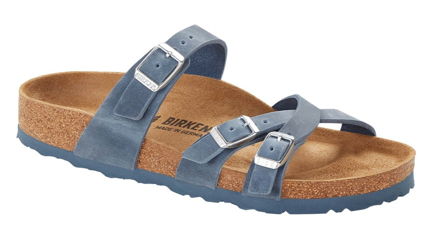 BIRKENSTOCK Franca Dusty Blue Sandal | Soul 2 Sole Shoes