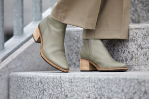 Ecco Shape 35 Sartorelle Olive Ladies Leather Boot